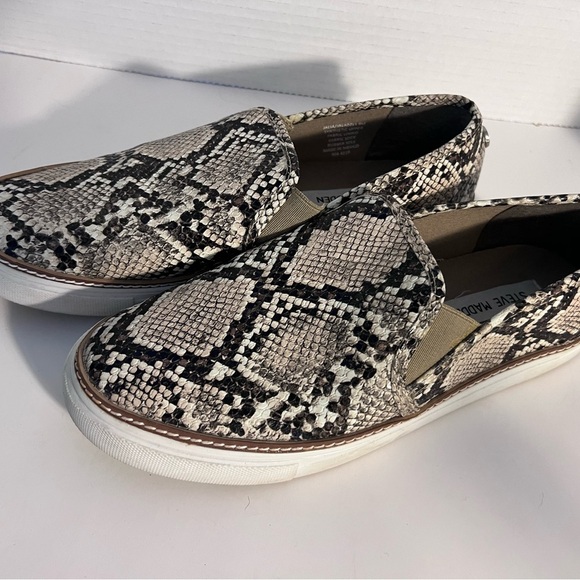 Steve Madden Snake Print Slip-On Sneakers - Picture 1 of 4